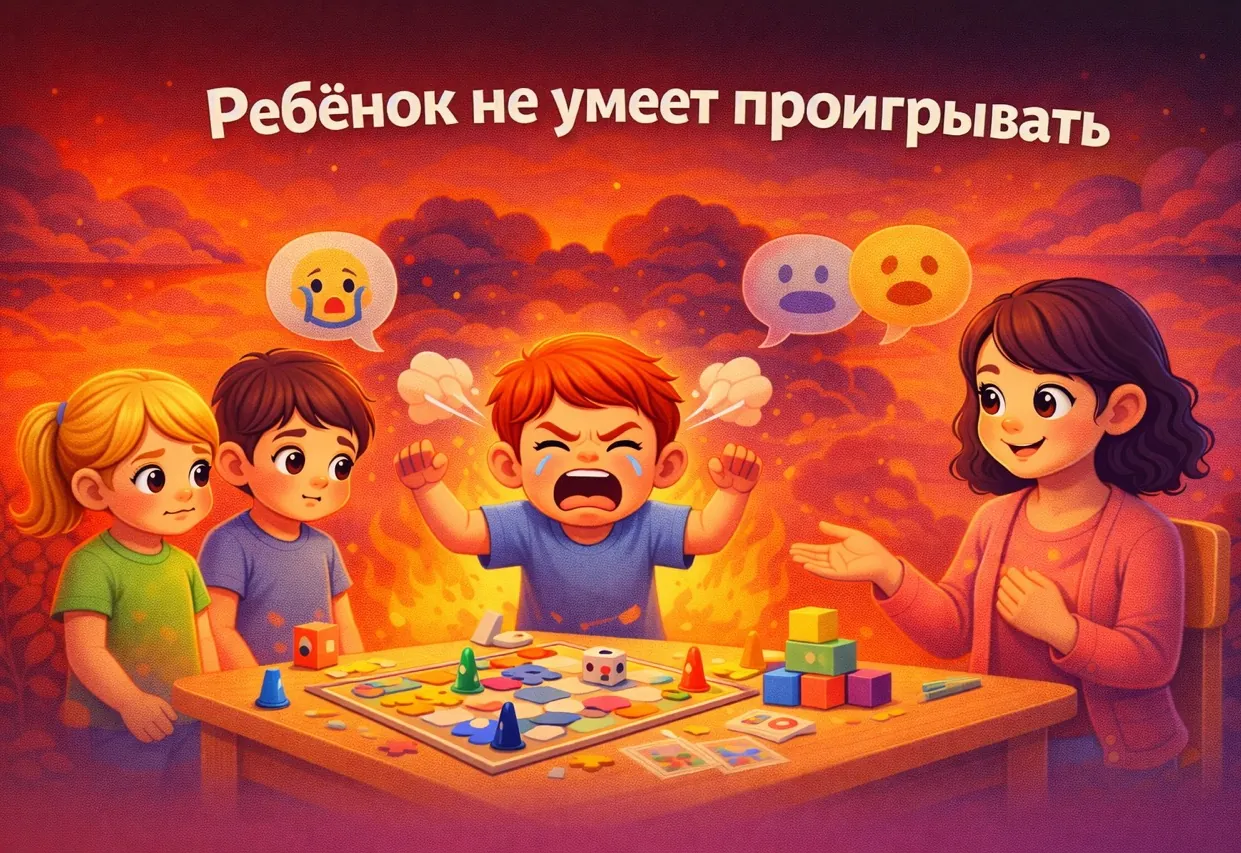Ребёнок не умеет проигрывать