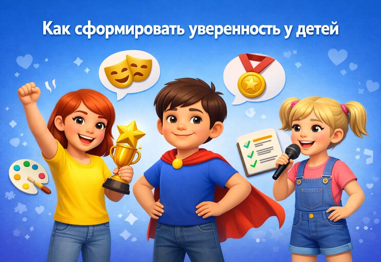 Как сформировать уверенность у детей