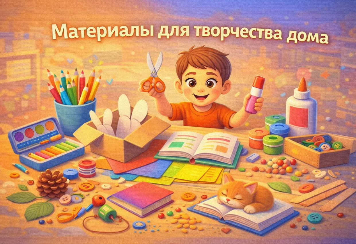 Материалы для творчества дома