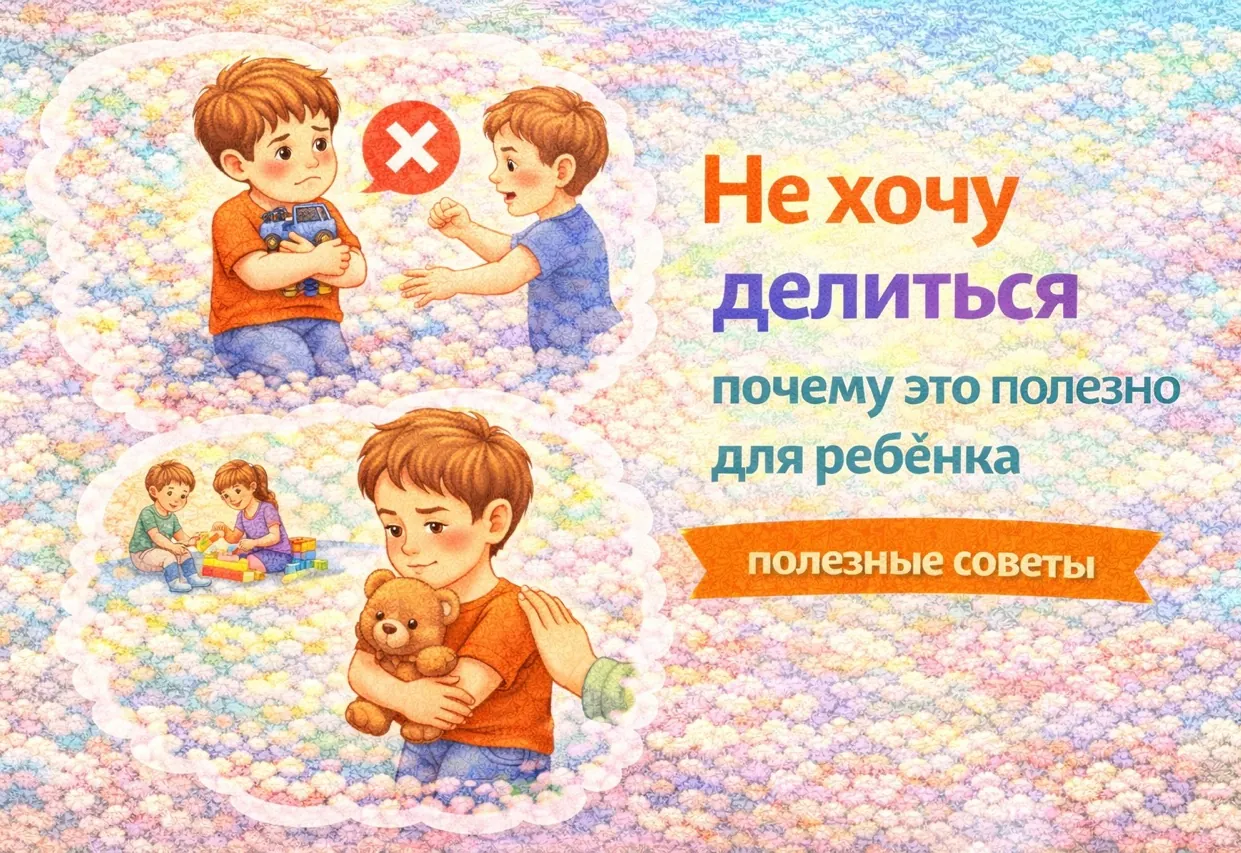 Почему ребёнок не хочет делиться